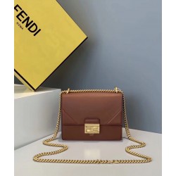 Fendi Small Kan U Bag In Brown Calfskin 841