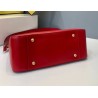 Fendi FF Tote Small Bag In Red Calfskin 819