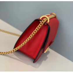 Fendi Small Kan U Bag In Red Calfskin 444