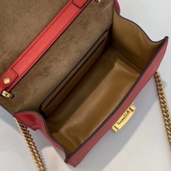 Fendi Small Kan U Bag In Red Calfskin 444