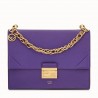 Fendi Kan U Bag In Purple Calfskin 532