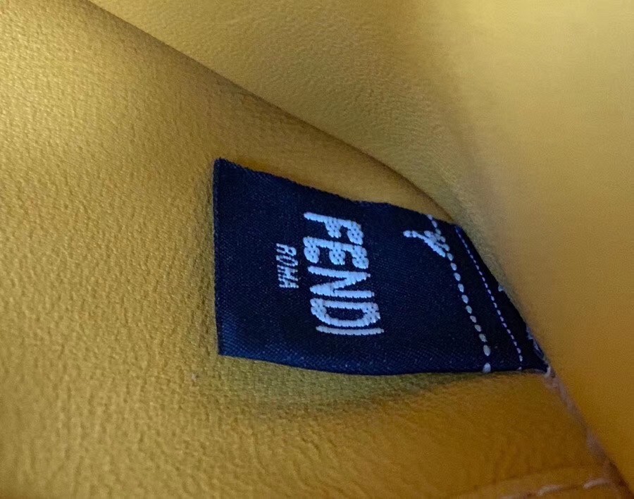 Fendi Kan U Bag In Multicolor Leather and Suede 070