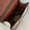 Fendi Kan U Bag In White Perforated Calf Leather 108