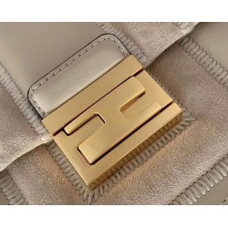 Fendi Kan U Bag In Beige Leather and Suede 128