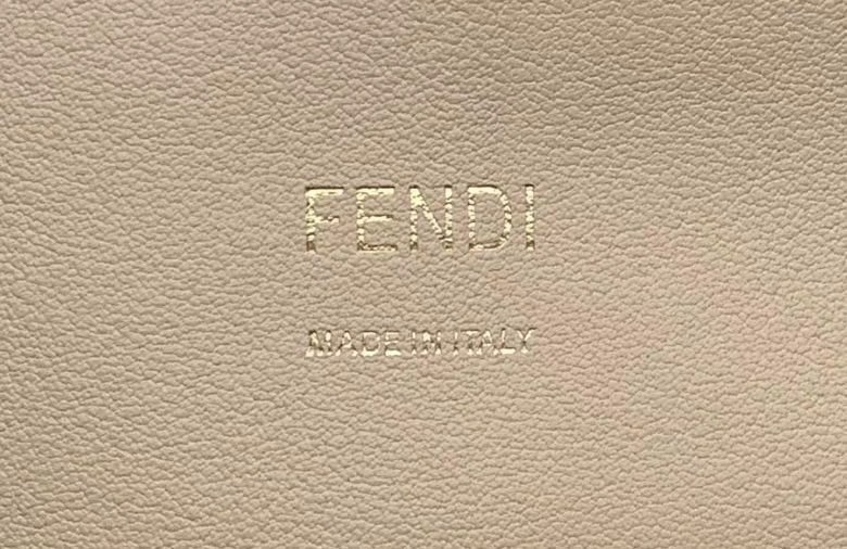 Fendi Kan U Bag In Beige Leather and Suede 128