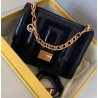 Fendi Kan U Bag In Black Leather and Suede 123