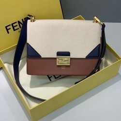 Fendi Kan U Bag In Canvas And Calfskin 521