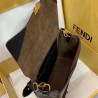 Fendi Large Kan U Bag In Black Glossy Lambskin 135