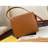 Fendi Karligraphy Bag In Brown Calfskin Leather 161