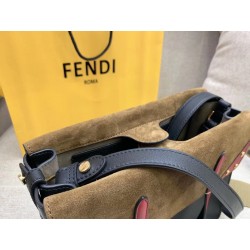 Fendi Regular Flip Tote Bag In Black Calfskin 037