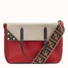 Fendi Regular Flip Tote Bag In Red Calfskin 066