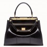 Fendi Peekaboo Medium Bag In Black Lambskin 246