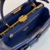 Fendi Peekaboo Pocket Medium Bag In Blue Calfskin 650