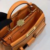 Fendi Peekaboo Pocket Medium Bag In Orange Calfskin 203