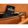 Fendi Peekaboo Pocket Medium Bag In Orange Calfskin 203