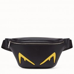 Fendi Diabolic Eyes Belt Bag In Black Calfskin 300