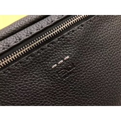 Fendi Belt Bag In Black Romano Leather 117