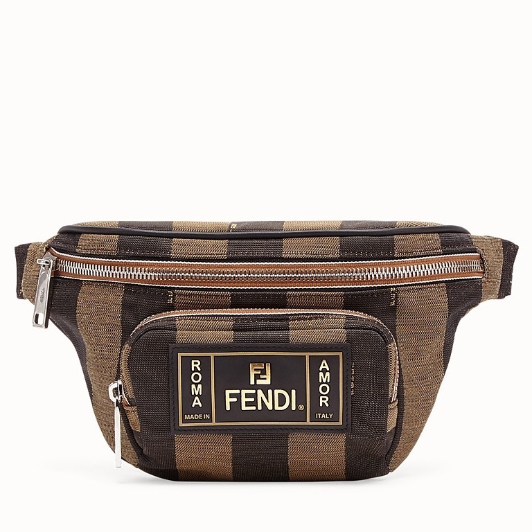 Fendi Belt Bag In Fabric With Pequin Striped Motif 139