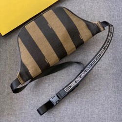 Fendi Belt Bag In Fabric With Pequin Striped Motif 139