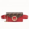 Fendi Red Kan I F Belt Bag With FF Motif 169