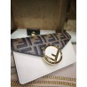 Fendi White Kan I F Belt Bag With FF Motif 338