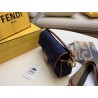 Fendi Baguette Medium Bag In Blue Denim 230