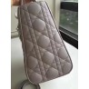 Dior Medium Lady Dior Bag In Grey Lambskin 024