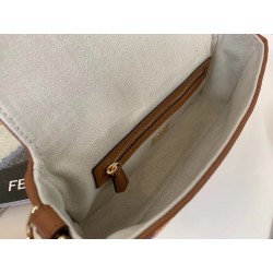 Fendi Baguette Medium Bag In Multicolour Canvas 294