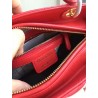 Dior Medium Lady Dior Bag In Red Lambskin 177