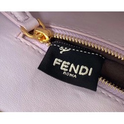 Fendi Peekaboo Mini Bag In Lilac Interlace Leather 255