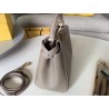 Fendi Peekaboo Mini Bag In Grey Nappa Leather 277