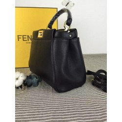 Fendi Peekaboo Mini Bag In Black Nappa Leather 120