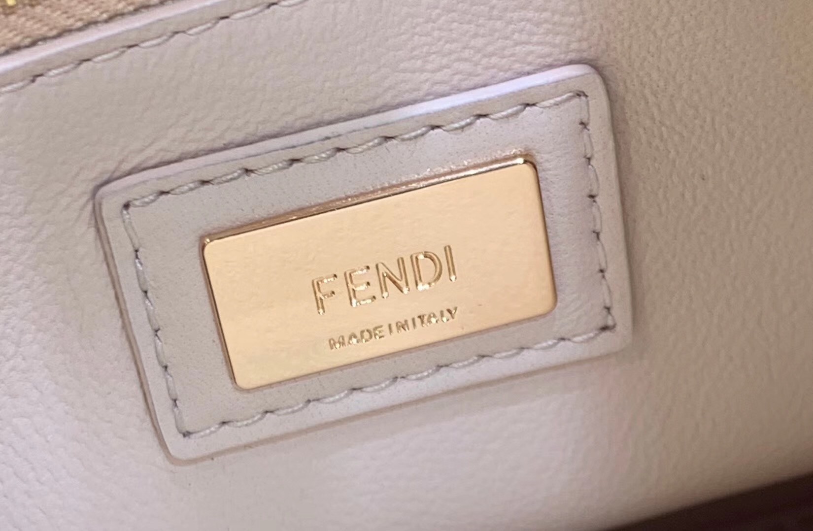 Fendi Peekaboo Mini Bag In Light Pink Nappa Leather 159