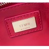 Fendi Peekaboo Mini Bag In Red Patent Calfskin 975