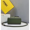 Fendi Peekaboo Mini Pocket Bag In Green Calfskin 460