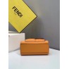 Fendi Peekaboo Mini Pocket Bag In Orange Calfskin 480