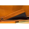 Fendi Peekaboo Mini Pocket Bag In Orange Calfskin 480