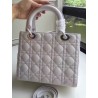 Dior Medium Lady Dior Bag In White Lambskin 094