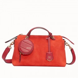 Fendi By The Way Medium Bag In Piment Suede 028