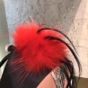 Fendi Black Bag Bugs Eyes Fox Fur Backpack 653