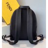 Fendi Diabolic Eyes Nylon And Leather Backpack 691