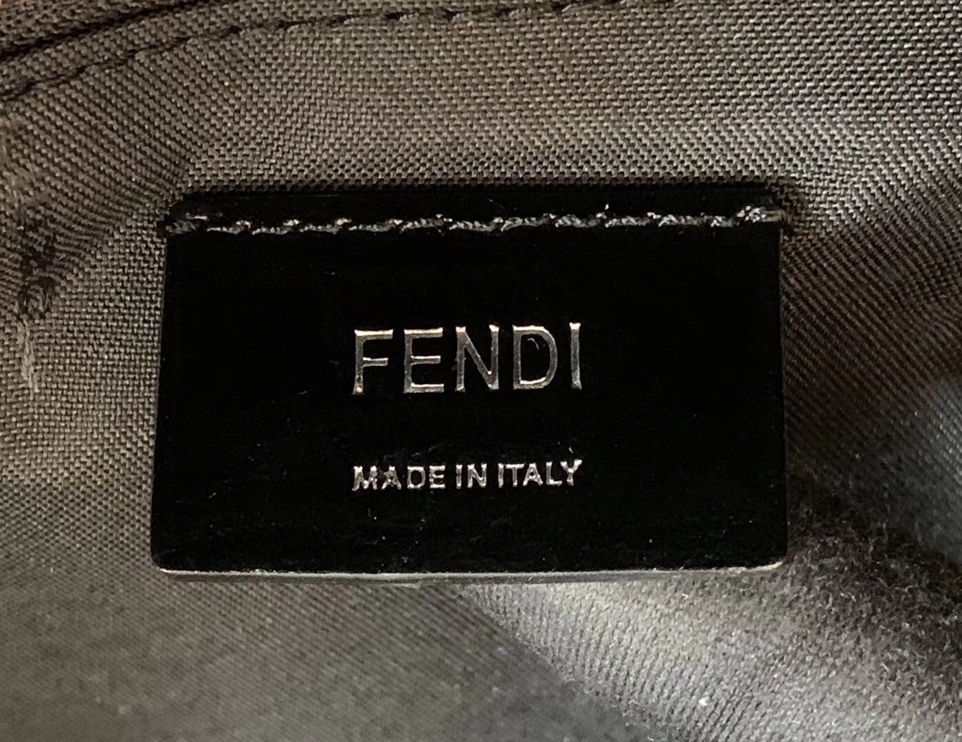 Fendi Large Backpack In FF Fabric With Nylon And Leather 525