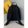 Fendi Large Backpack In FF Fabric With Nylon And Leather 525