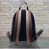 Fendi Brown Glazed Fabric Large Backpack 570