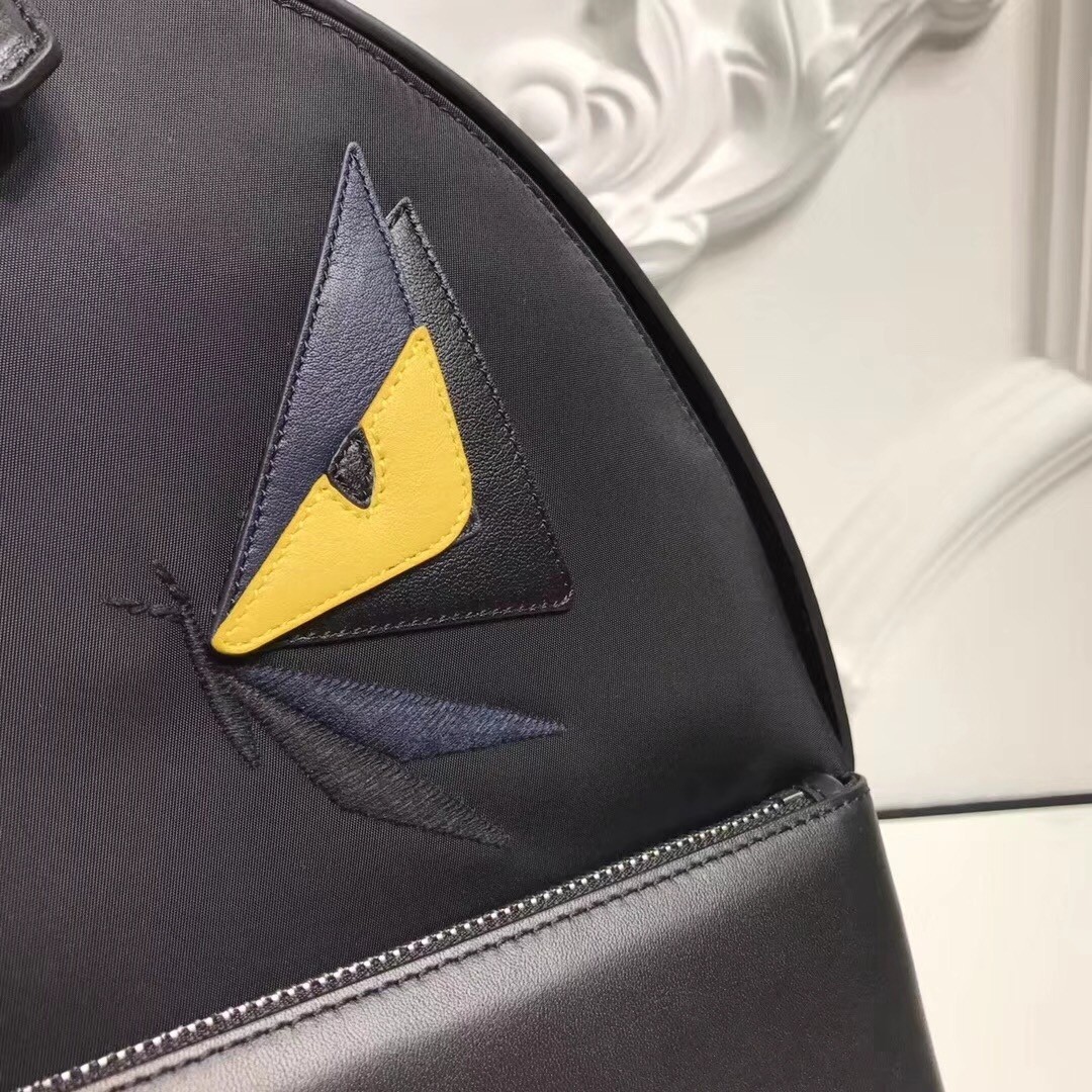 Fendi Black Large Butterfleye Backpack 758