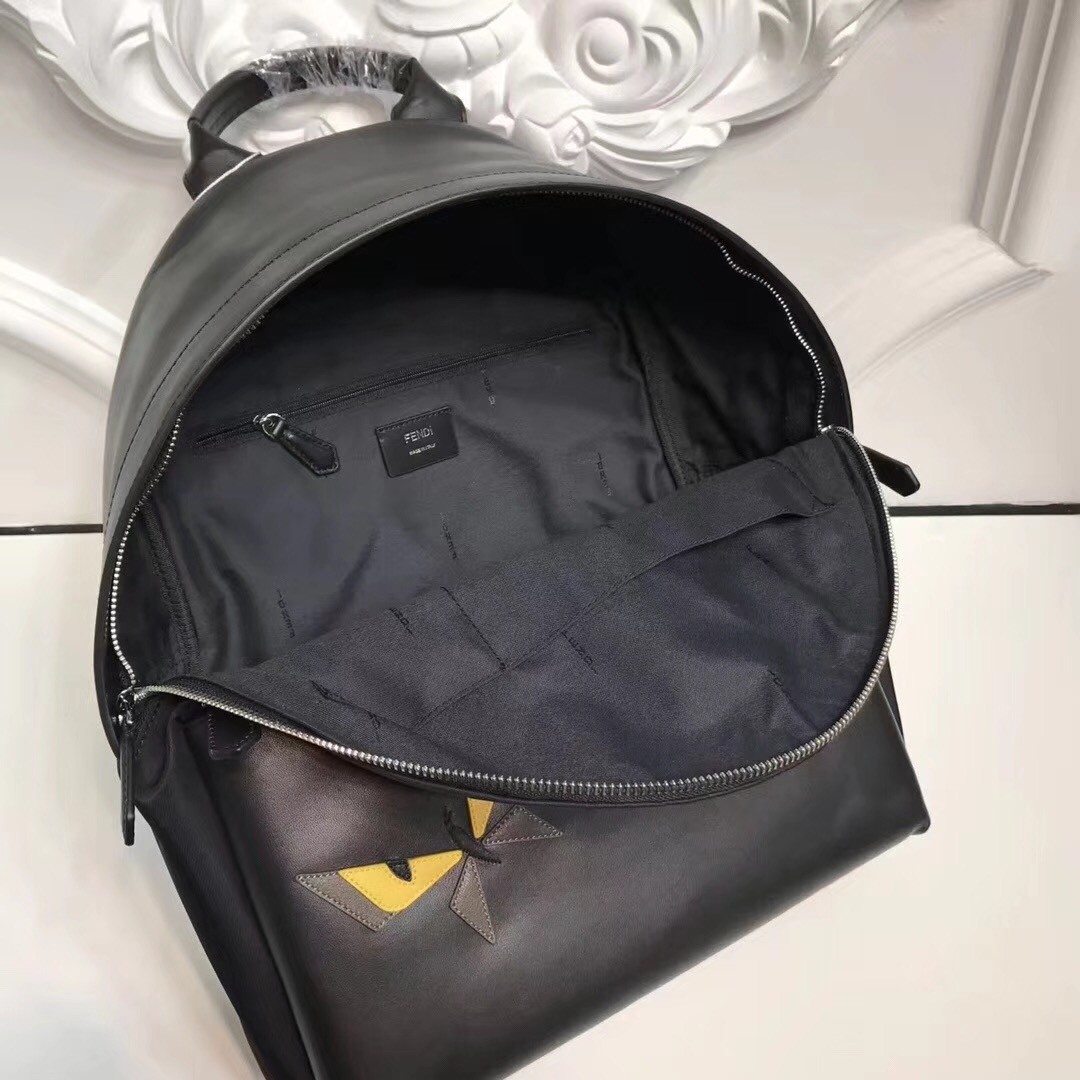 Fendi Black Large Butterfleye Backpack 758