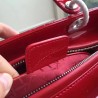 Dior Medium Lady Dior Bag In Red Patent Leather 958